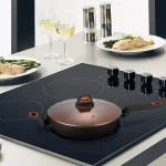 AMERCOOK 12 in. Volcano Stone Nonstick Wok Pan, Forged Aluminum, Induction Compatible thumbnail 3