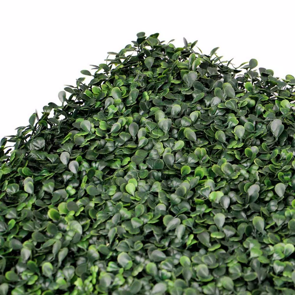 Ejoy Artificial Boxwood Hedge Greenery Panels, Dark Green, 20 in. x 20 in. (6-Piece Set)