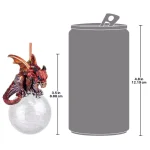 Design Toscano Pensive Percher Dragon 2018 Collectible Holiday Ornament thumbnail 7