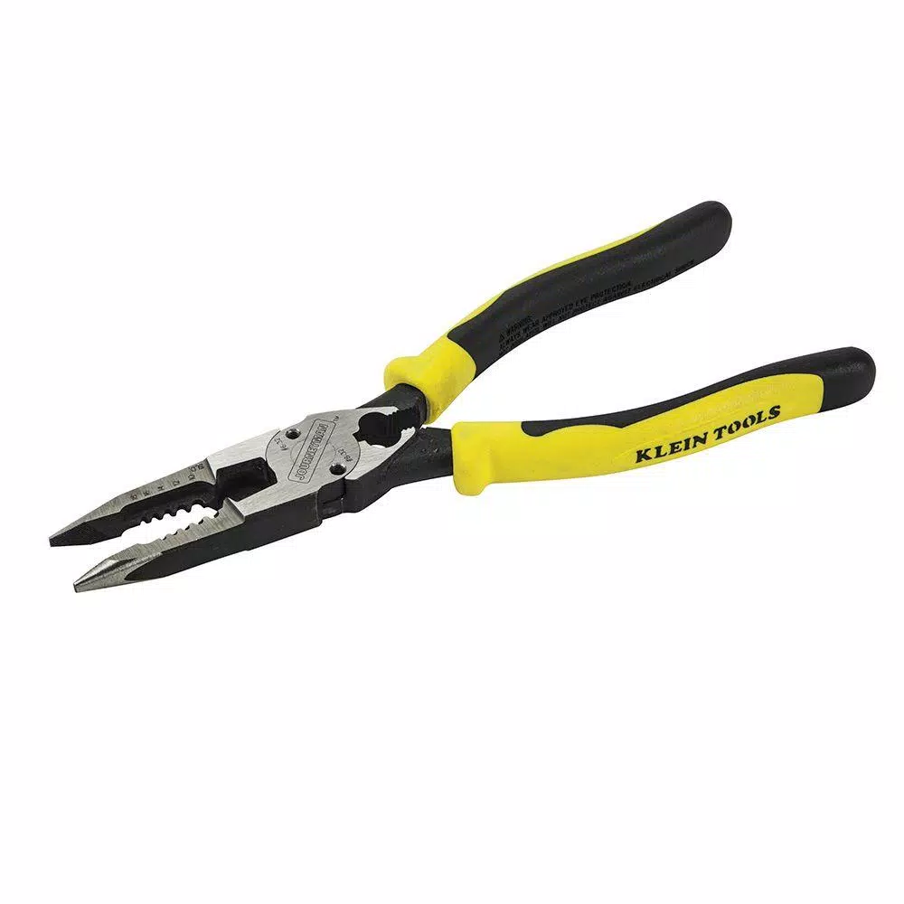 Klein Tools 8-3/8 in. All-Purpose Long Nose Pliers with Crimper and Wire Stripper