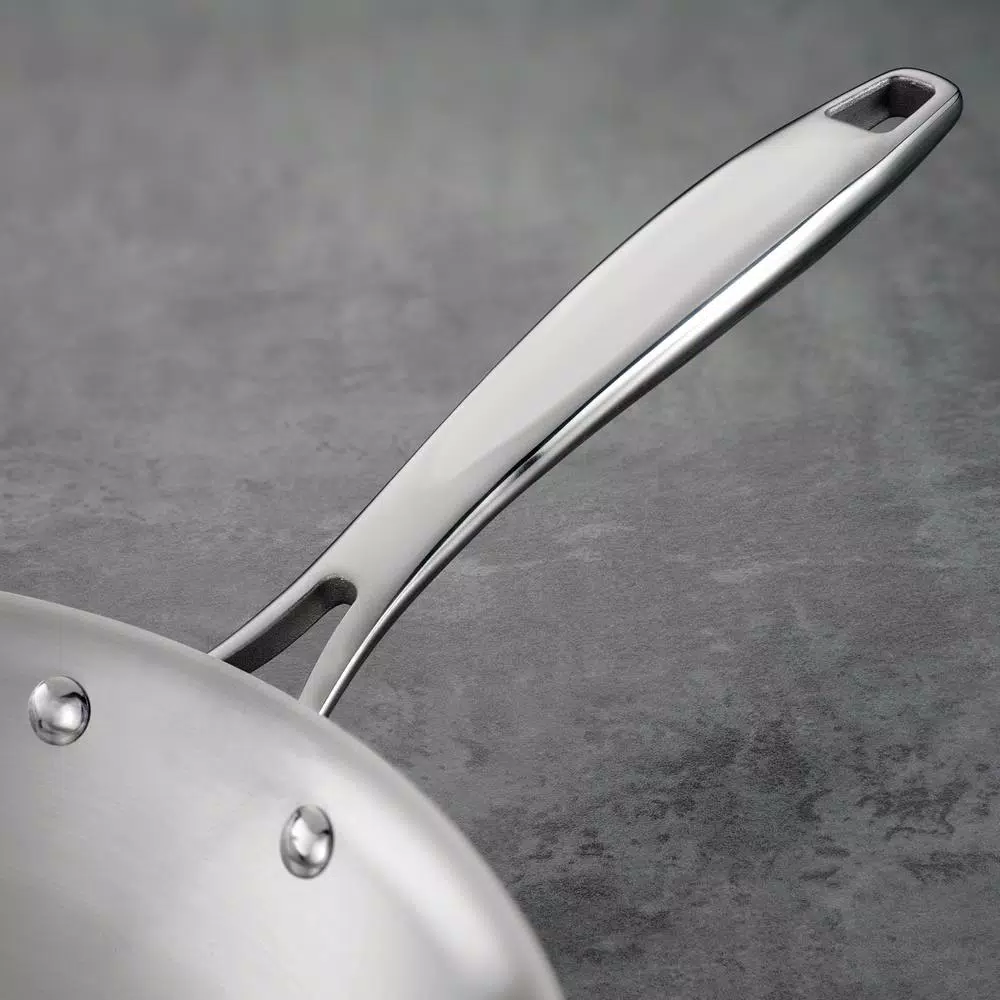 Tramontina Gourmet 12 in. Tri-Ply Clad Stainless Steel Frying Pan