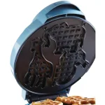 Brentwood Appliances TS-253 Blue Nonstick Animal-Shaped Mini Waffle Maker thumbnail 3