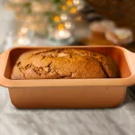 Gibson Home Richmound 4-Piece Copper Nonstick Carbon Steel Bakeware Set with Floral Embossed Design thumbnail 2