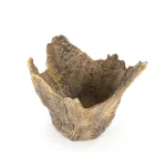Zentique Small Wooden Tree Trunk Style Resin Sculpture in Distressed Brown Finish thumbnail 3