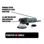 Porter-Cable 6 in. Variable Speed Random Orbital Sander, 4.5 Amp Corded Disc Sander thumbnail 2