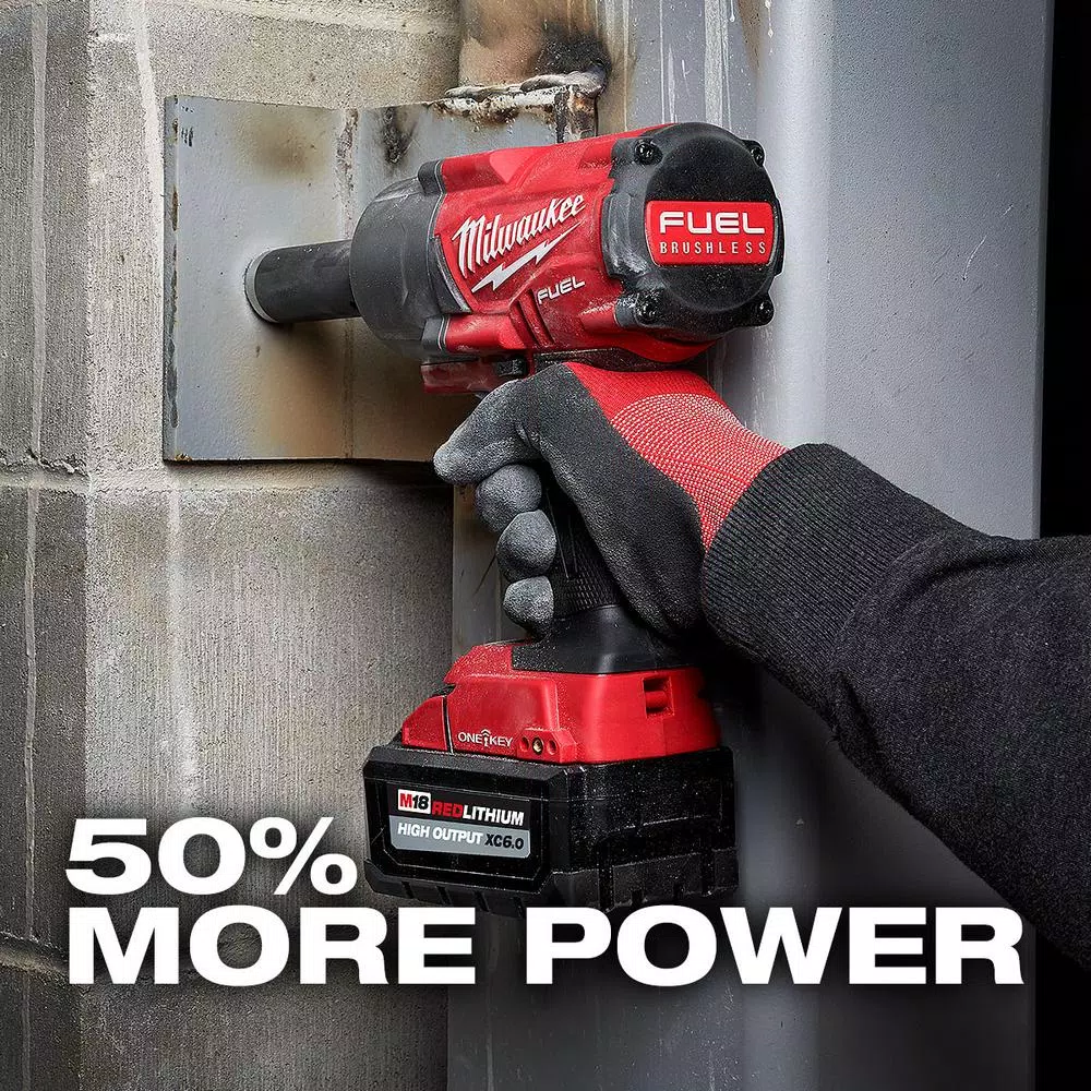 Milwaukee M18 REDLITHIUM HIGH OUTPUT XC6.0 18V 6.0Ah Lithium-Ion Battery Pack (4-Pack)