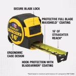 STANLEY FATMAX 16 ft. Tape Measure with MAXSHIELD Blade Coating thumbnail 2