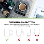 COSORI Brushed Stainless Steel Coffee Cup Warmer with LCD Display and Temperature Control thumbnail 6