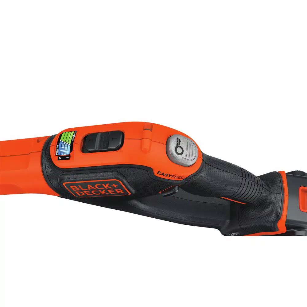 BLACK+DECKER 20V MAX Cordless String Trimmer and Edger Combo with (2) 1.5 Ah Batteries and Charger