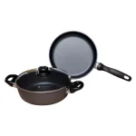 Swiss Diamond Classic Series 2-Piece Cast Aluminum Nonstick Cookware Set, Gray thumbnail 1