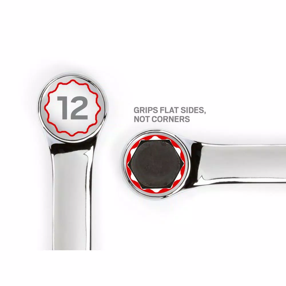 TEKTON 10 mm Combination Wrench, 12-Point Box End, Chrome Vanadium Steel