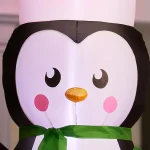 Home Accents Holiday Airblown 11 ft. Giant LED Inflatable Penguin Christmas Yard Decoration thumbnail 4