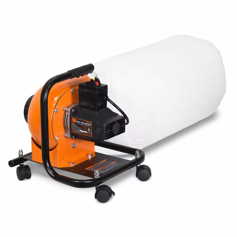 WEN 5.7-Amp 660 CFM Dust Collector with 12-Gallon Bag and Wall Mount Capability