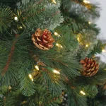 Home Accents Holiday 7.5 ft Alexander Pine Pre-Lit LED Artificial Christmas Tree with 550 SureBright Warm White Lights thumbnail 5