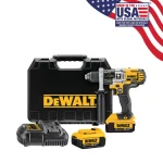 DEWALT 20V MAX Cordless 1/2 in. Hammer Drill Kit with (2) 4 Ah Batteries, Charger & Case thumbnail 1