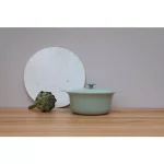 BergHOFF Ron 4.4 Qt. Cast Iron Stock Pot with Lid, Green thumbnail 4
