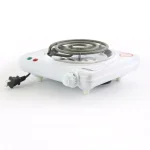 Better Chef 7 in. Single Burner White Electric Portable Countertop Hot Plate with Thermostat thumbnail 4