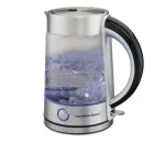 Hamilton Beach 1.7L Modern Glass Electric Kettle with Stainless Steel Accents thumbnail 1