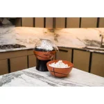 Uncanny Brands NBA Spalding Basketball Hot Air Popcorn Maker, 1200W, Orange and Black thumbnail 8