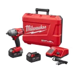 Milwaukee M18 FUEL 1/2 in. Mid-Torque Impact Wrench Kit w/ (2) 5.0 Ah Batteries & Charger thumbnail 1