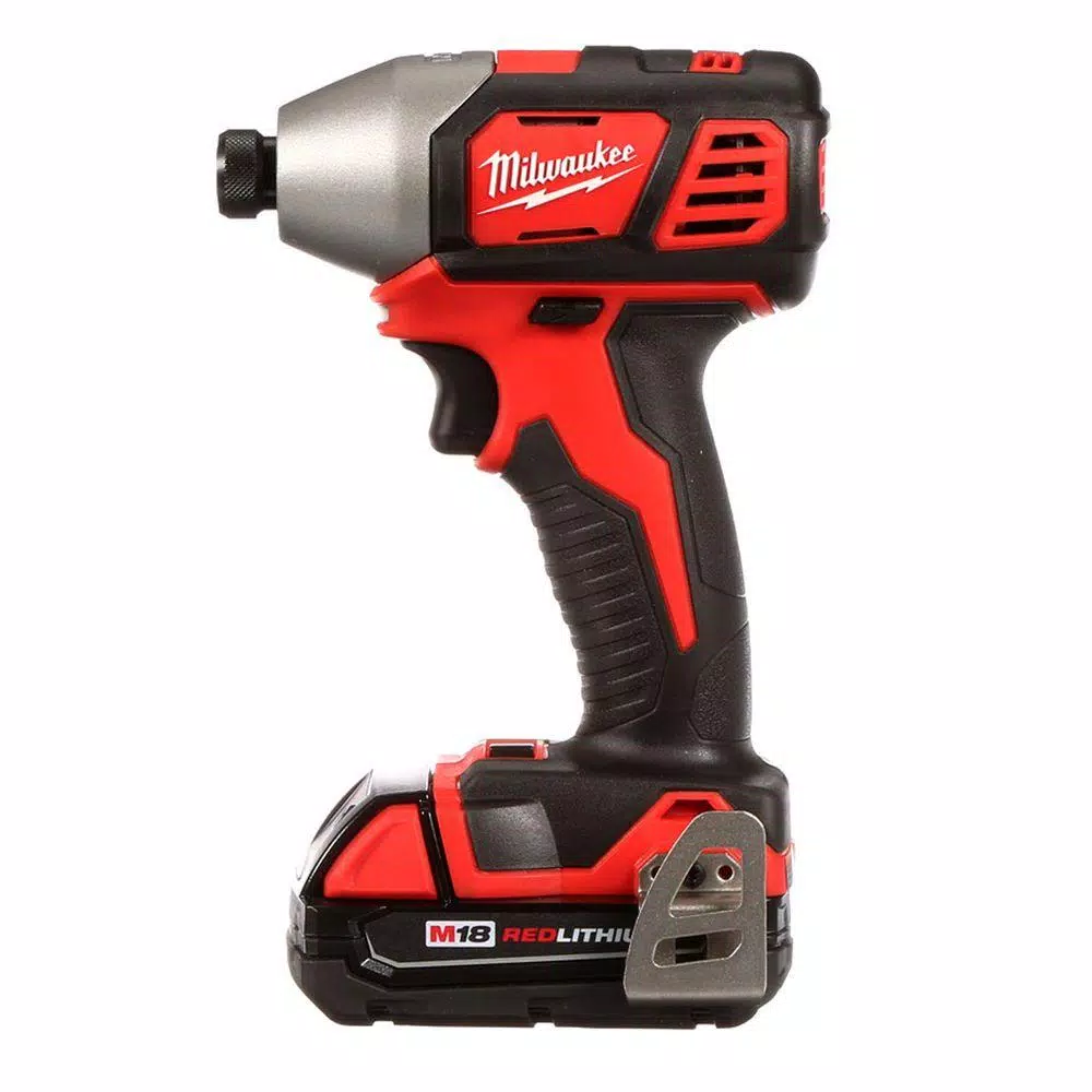 Milwaukee M18 18V Lithium-Ion 1/4 in. 2-Speed Impact Driver Kit with (2) 1.5Ah Batteries, Charger, and Hard Case