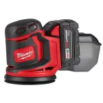 Milwaukee M18 18V Lithium-Ion 5 in. Cordless Random Orbit Sander Kit with 3.0Ah Battery, Charger and Bag thumbnail 10