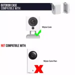 Wasserstein Wall Mount and Outdoor Case Compatible with Wyze Cam thumbnail 5