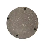 Fox Run 7 in. Slate Grey Round Cement Utensil Holder - Durable Kitchen Tool Crock thumbnail 3