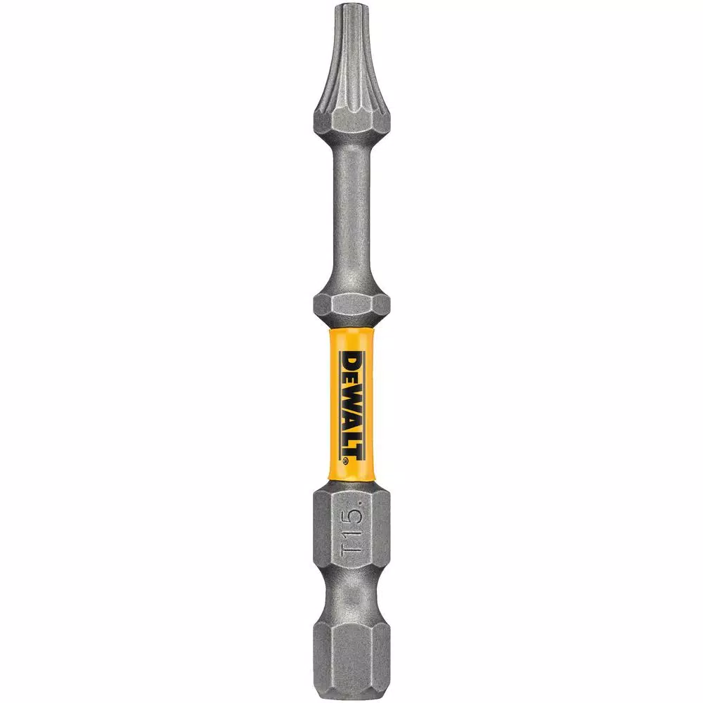 DEWALT MAX Impact Torx 15 Screwdriver Bits, 2-1/2 in., 2-Piece Set