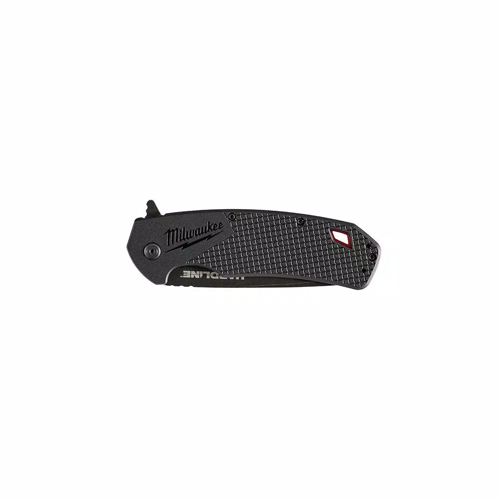 Milwaukee Hardline 3.5 in. D2 Steel Smooth Blade Folding Pocket Knife