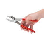 TEKTON 8 in. Slip Joint Pliers with Universal 3-Zone Jaws and Wire Cutter thumbnail 5