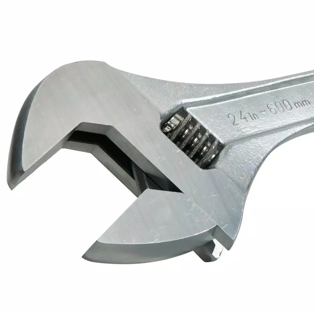 Klein Tools 24 in. Standard Capacity Adjustable Wrench, Forged Alloy Steel