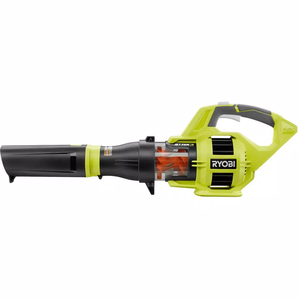 RYOBI 40V MAX Cordless Jet Fan Leaf Blower, 480 CFM, 110 MPH (Tool Only)