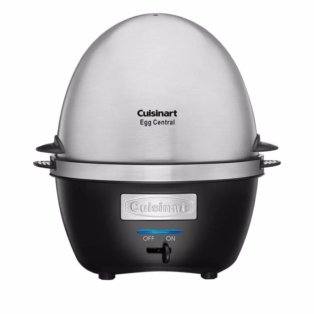 Cuisinart Egg Central 10-Egg Stainless Steel Egg Cooker with Poaching and Omelet Trays