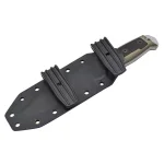Camillus SKOL 5 in. 1095 High Carbon Steel Fixed Blade Knife with Gut Hook and Micarta Handle thumbnail 5