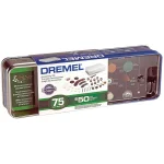 Dremel 75-Piece Rotary Tool Accessory Kit with Reusable Storage Tin thumbnail 1