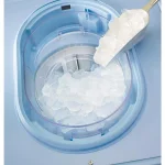 Nostalgia SCC200 Vintage Collection Snow Cone Machine Cart, 53 in., Blue thumbnail 4