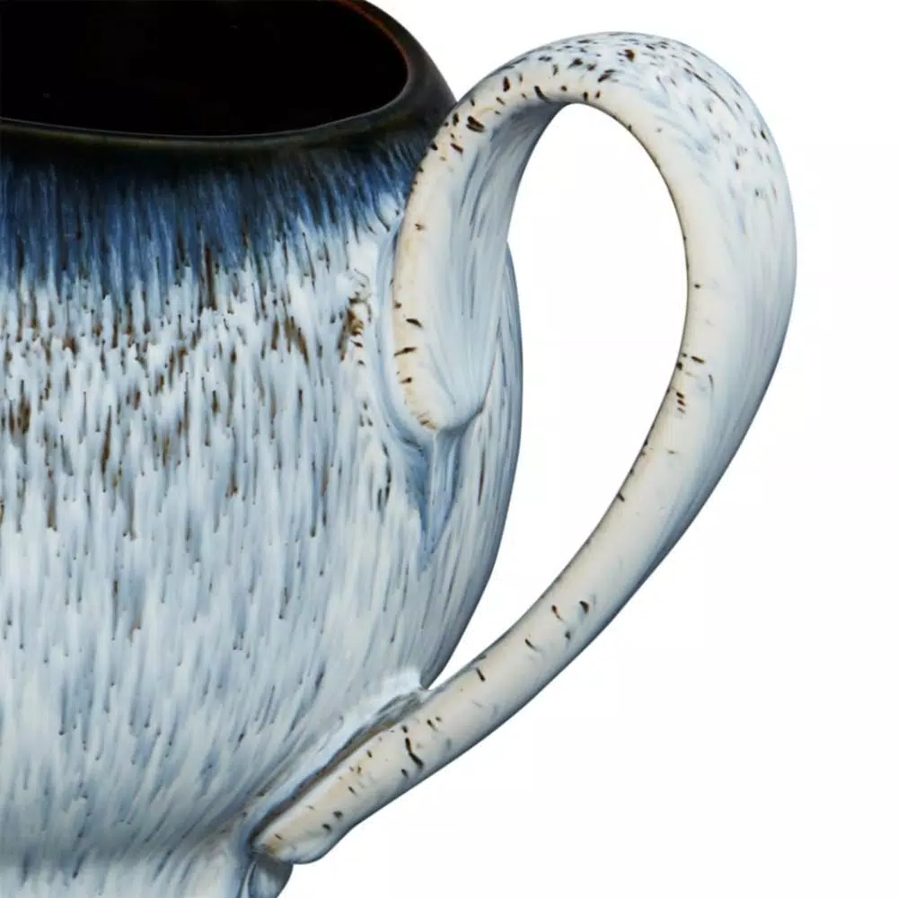 Denby Halo 25 oz. Large Stoneware Pitcher, Blue