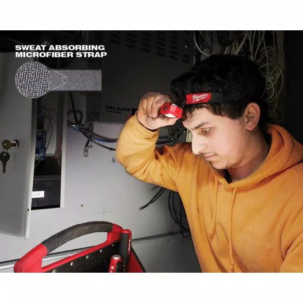 Milwaukee 350 Lumen LED Headlamp with TRUEVIEW High Definition Output
