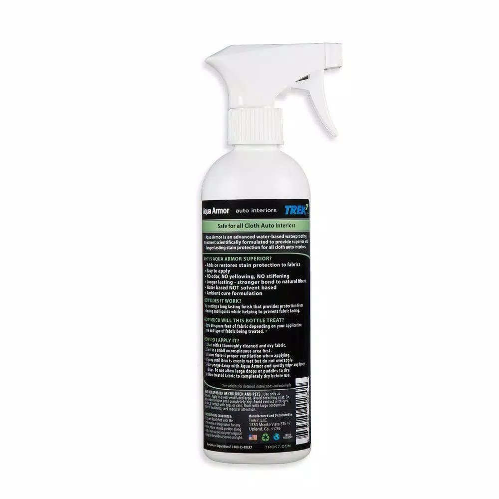 Trek7 Aqua Armor 16 oz. Fabric Stain Protector for Auto Interiors