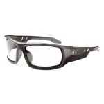 Ergodyne Skullerz Odin Matte Black Safety Glasses with Clear Scratch-Resistant Lenses thumbnail 1