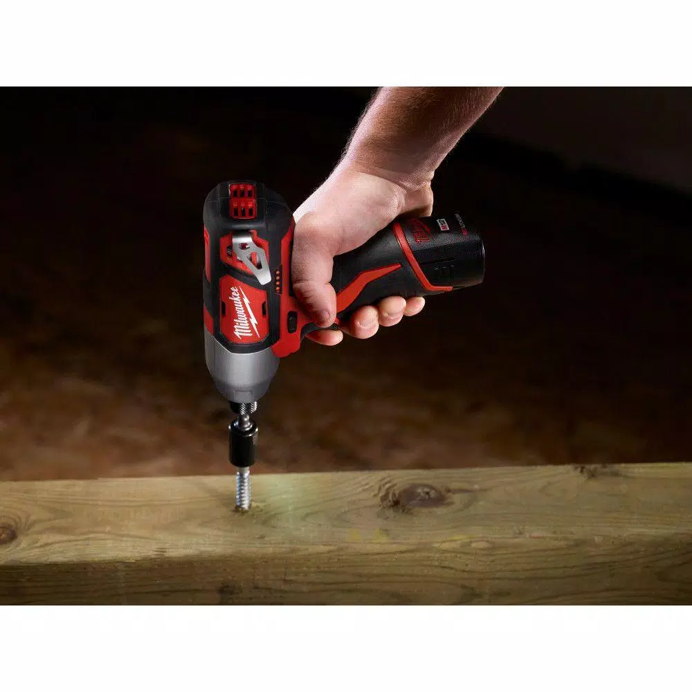 Milwaukee M12 12V Lithium-Ion Cordless Drill Driver and Impact Driver 2-Tool Combo Kit