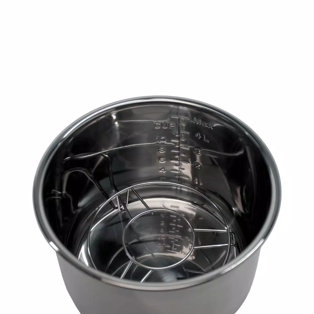 Magic Chef 6 Qt. Stainless Steel 7-in-1 Electric Multi-Cooker and Pressure Cooker