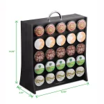 Mind Reader Wall 50-Capacity Black K-Cup Storage Rack for Keurig Coffee Makers thumbnail 5