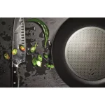 Moneta Nova Induction 11.5 in. Aluminum Nonstick Wok, Black thumbnail 4