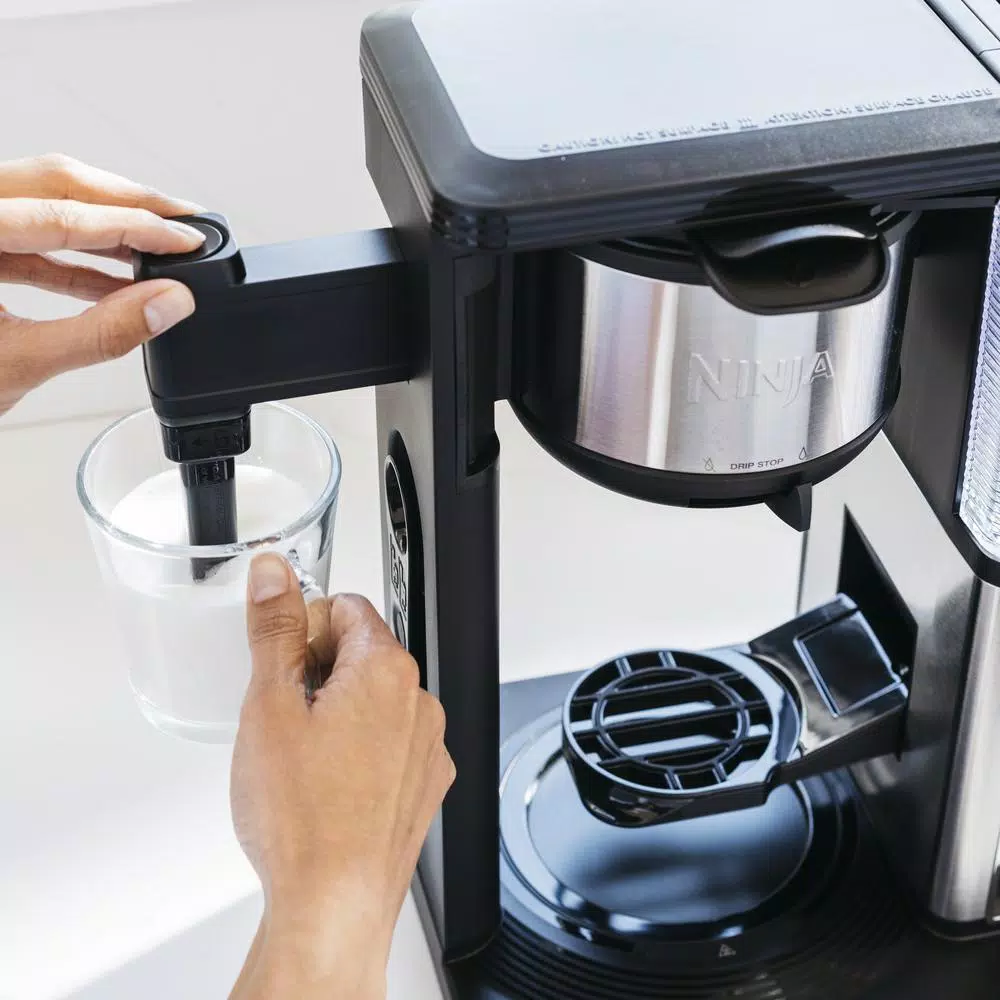 Ninja Specialty Coffee Maker with Fold-Away Frother, Drip Coffee Machine, Black