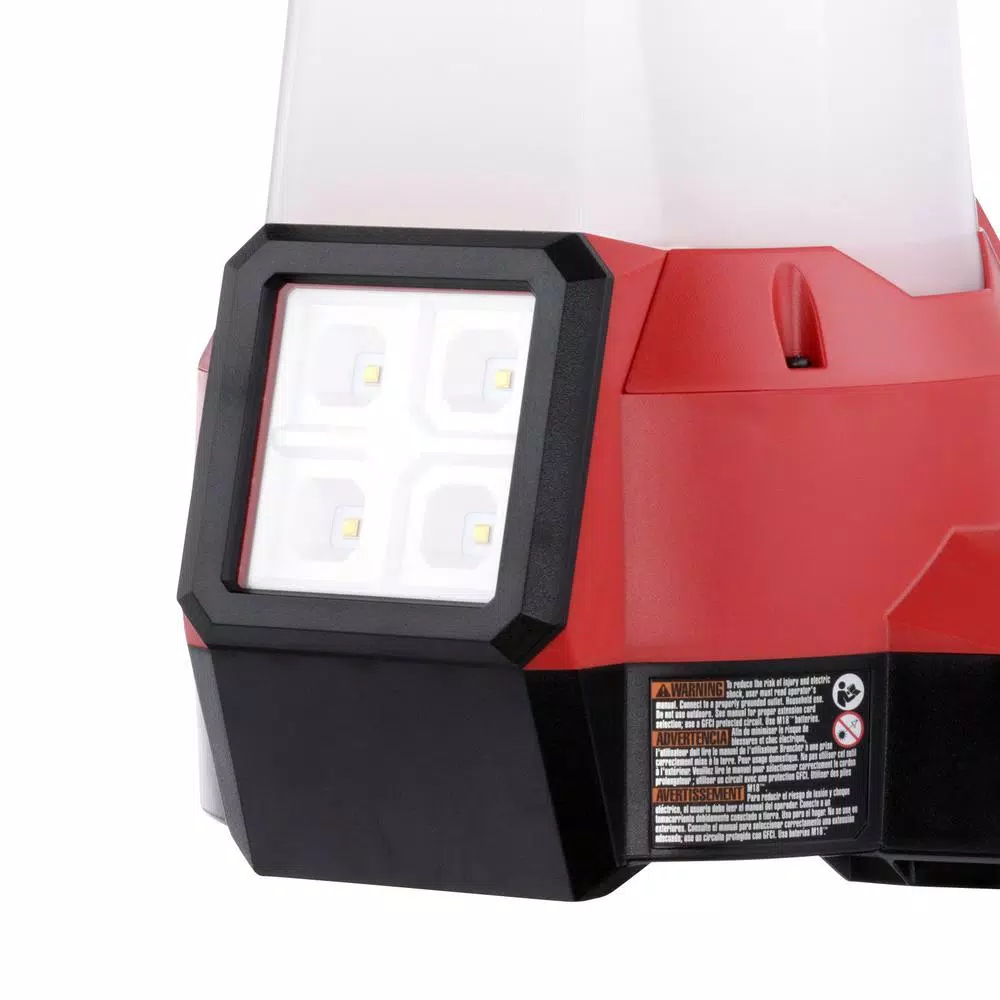 Milwaukee M18 RADIUS Compact Site Light with Flood Mode, 2200 Lumens (Tool-Only)