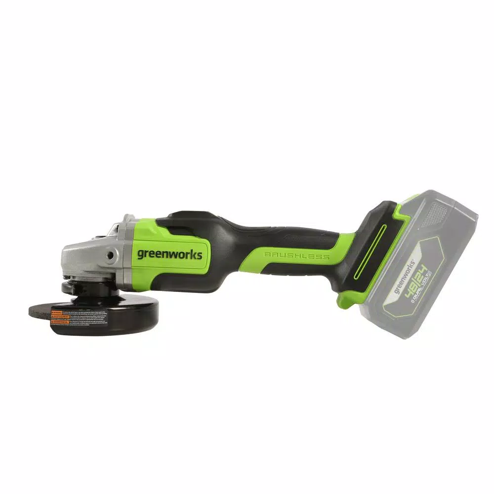 Greenworks 24V Cordless Brushless 4.5 in. Angle Grinder, Tool Only