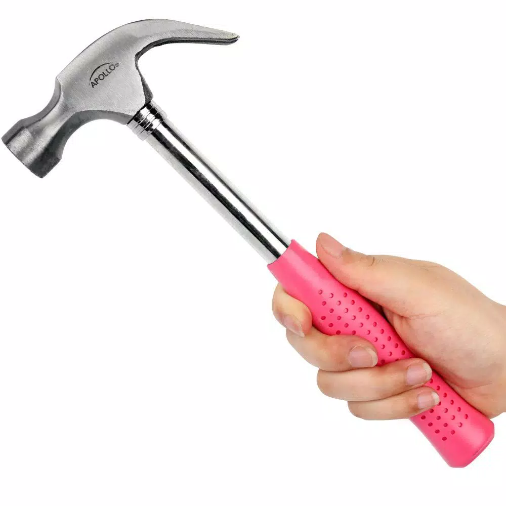 Apollo 39-Piece General Homeowner Hand Tool Set in Pink