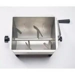 LEM 10 Qt. Manual Stainless Steel Meat Stand Mixer with 4 Paddles thumbnail 3